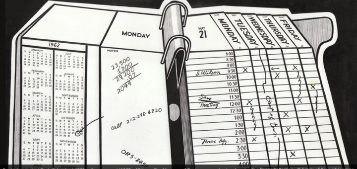 The Calendar Story Lichtenstein
