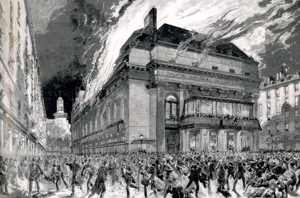 L'incendie de l'Opéra-Comique, 25 mai 1887