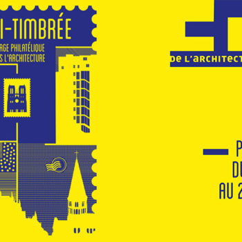 Archi timbée voyage philatélique à la cité de l'architecture et du patrimoine
