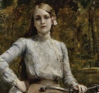 En bicyclette au Vésinet, Léon François Comerre 1