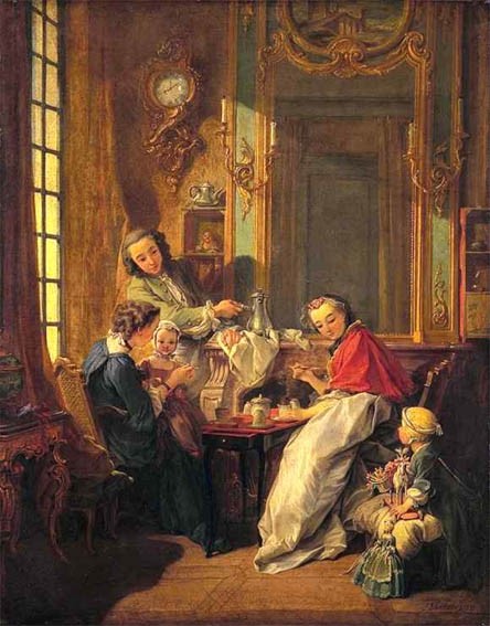 Le Déjeuner, François Boucher, 1739, Paris © Musée du Louvre Département des Peintures