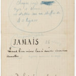 Un coup de Dés jamais n’abolira le Hasard, le manuscrit de Mallarmé en vente chez Sotheby’s 4 Mallarmé manuscrit un coup de dés