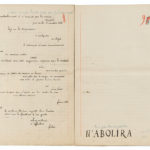 Un coup de Dés jamais n’abolira le Hasard, le manuscrit de Mallarmé en vente chez Sotheby’s 5 Mallarmé manuscrit un coup de dés
