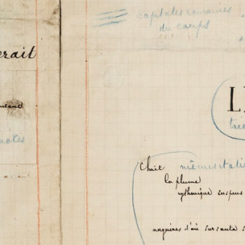 Mallarmé manuscrit un coup de dés