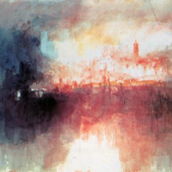 Joseph Mallord William Turner - Fire at the Grand Storehouse of the Tower of London (1841) 1