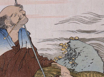 Pêcheur (Ryoshi Zu), Hokusai