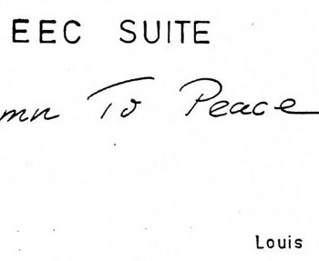 L'hymne à la paix de Moondog 1