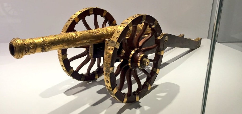 Modèle d'artillerie offert par le parlement de Franche Comté à Louis XIV