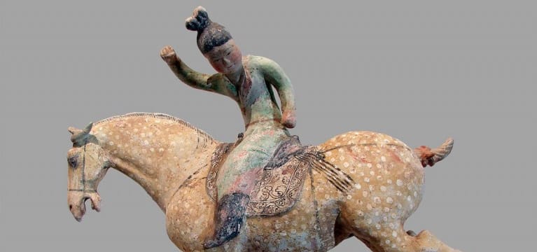 Les joueuses de polo du musée national des arts asiatiques-Guimet 2