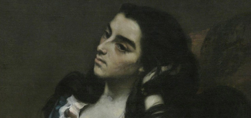 Femme espagnole, 1855 de Gustave Courbet