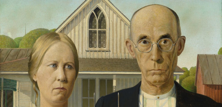 Grant Wood (1891-1942) American Gothic, 1930 © The Art Institute of Chicago