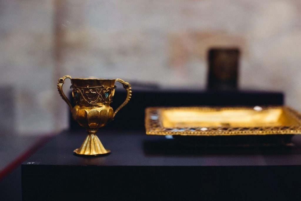 Calice et patène eucharistiques de Gourdon