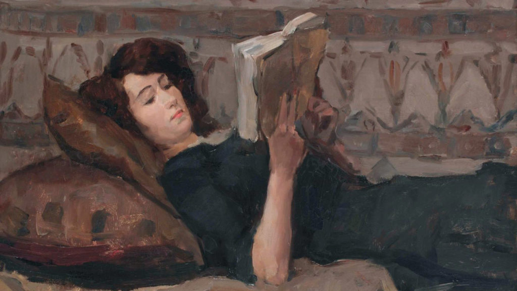 Jeune fille lisant sur le divan, 1920 – Isaac Israëls