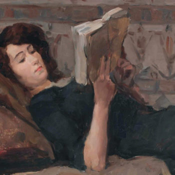 Jeune fille lisant sur le divan, 1920 – Isaac Israëls