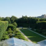 Le jardin vu depuis le musée