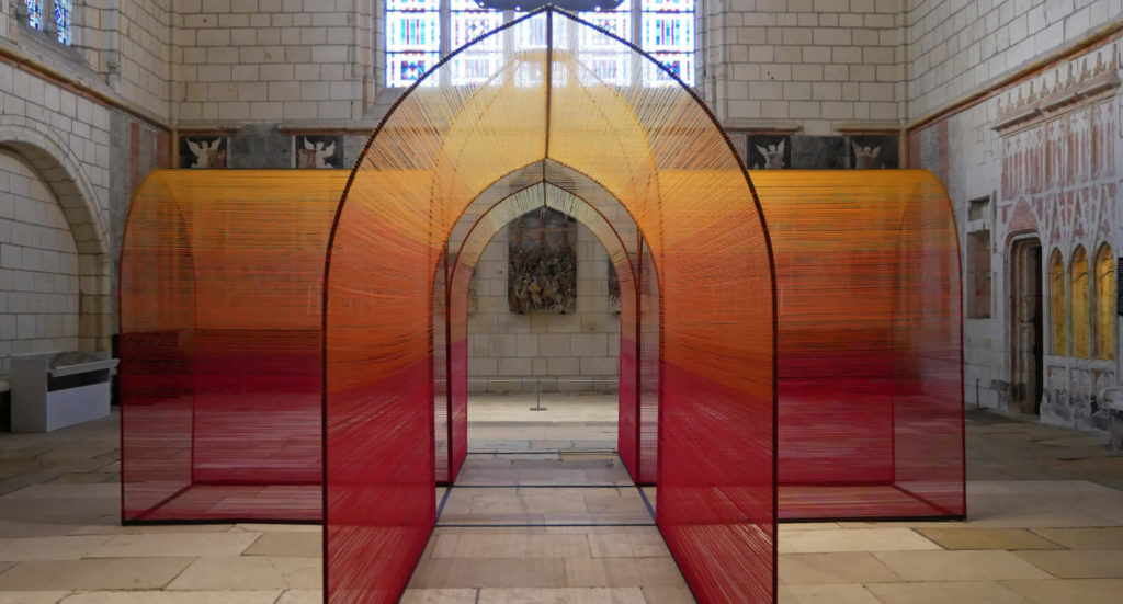 Olivier Roller, Cathédrale de fil au château d'Angers
