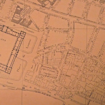 Paris - Extrait du plan de Jacoubet (1836)