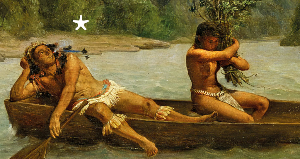 Musée du Quai Branly Affiche de l'exposition "Peintures des lointains"