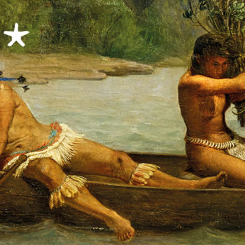 Musée du Quai Branly Affiche de l'exposition "Peintures des lointains"