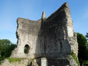 De Paris au Mont-Saint-Michel à vélo sur la Véloscénie 36 Château de Domfront