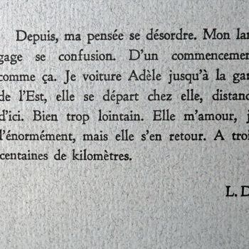 Loïc Demey - Je, d'un accident ou d'amour
