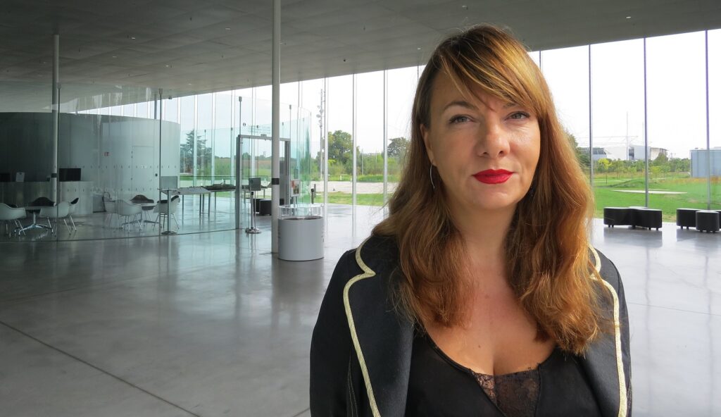 Gunilla Lapointe au Louvre-Lens © F. Borel