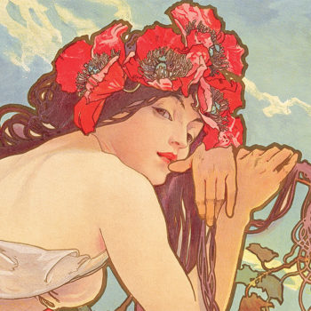 Alphonse Mucha, les Saisons, l'été