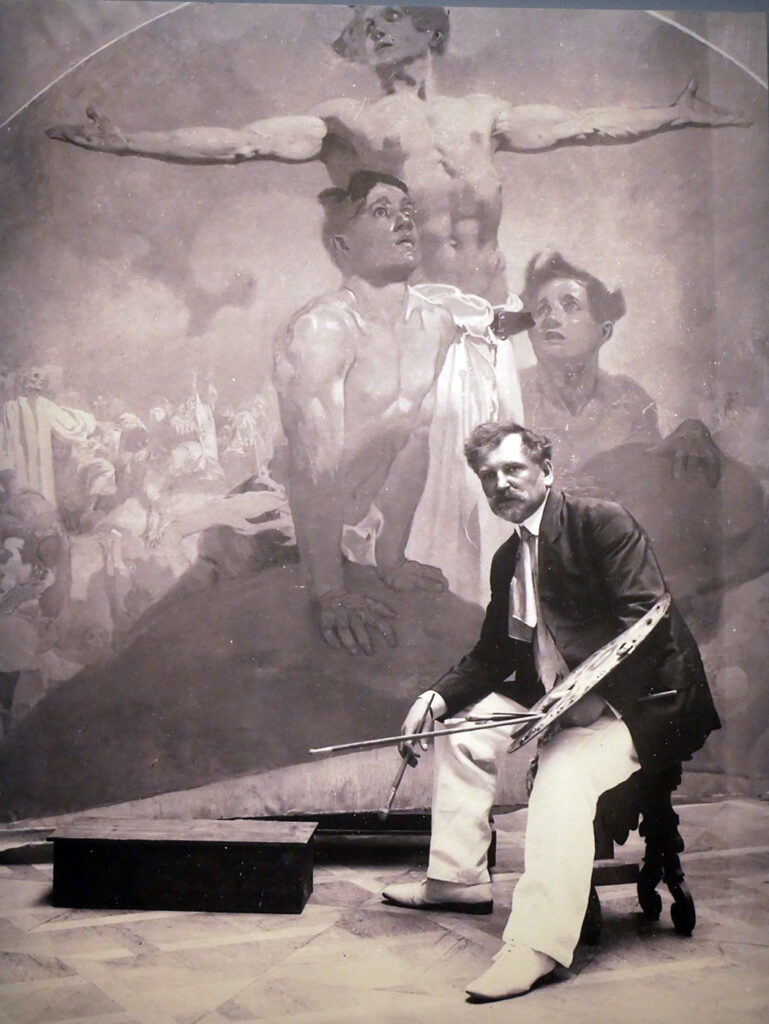Alphonse Mucha, un peintre surdoué et engagé, à (re)découvrir au musée du Luxembourg 16 Portrait de Mucha