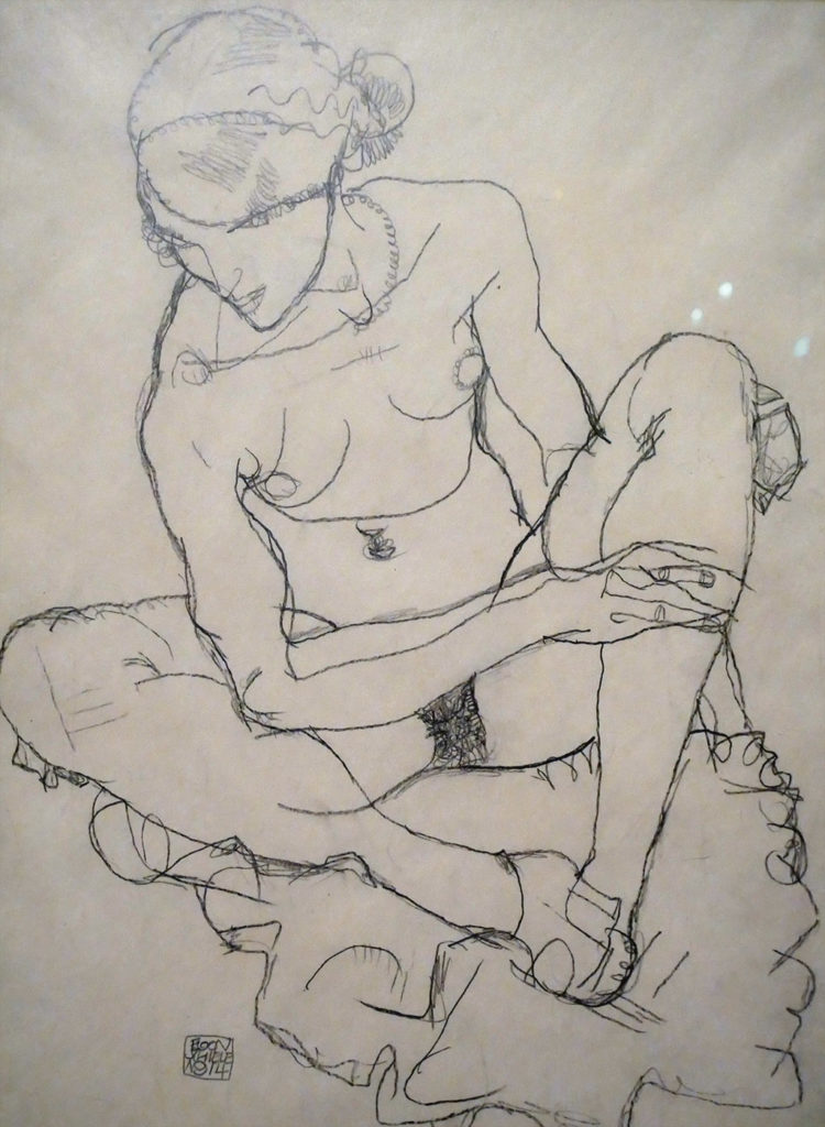 Exposition Egon Schiele à la Fondation Louis Vuitton