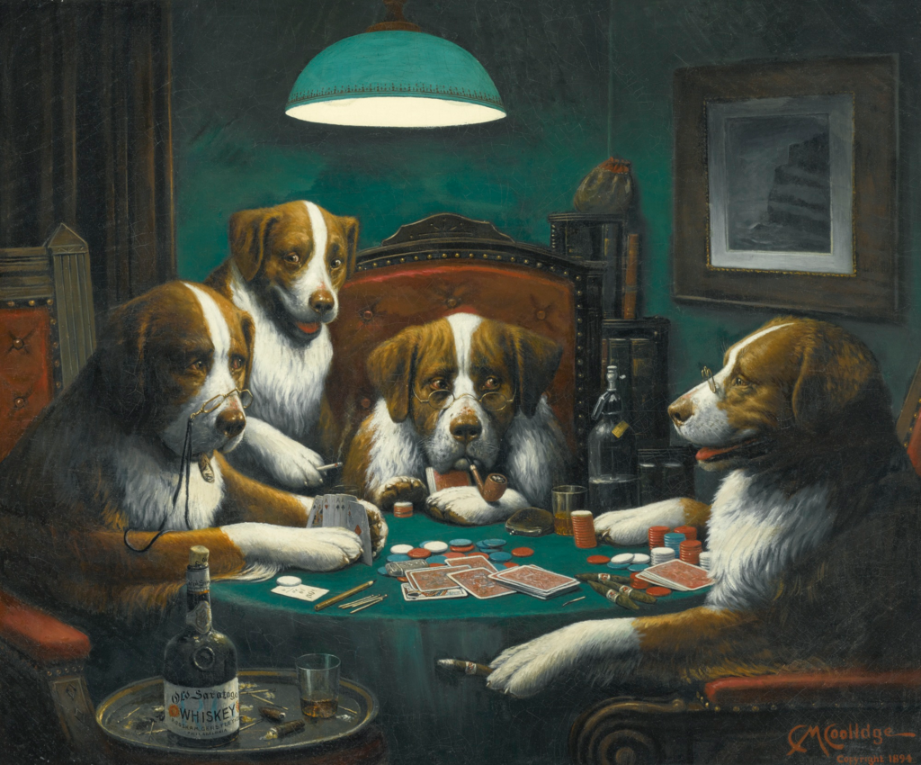 Des chiens jouant au Poker, icônes pop ? 2