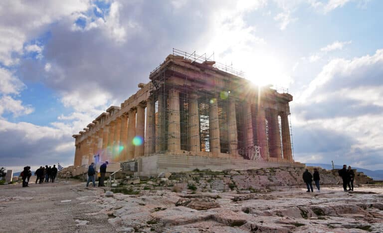 The Parthenon in Athens