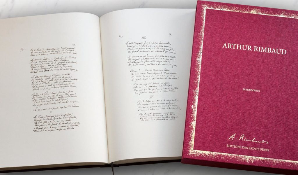 Les manuscrits de Rimbaud aux éditions des Saints-Pères