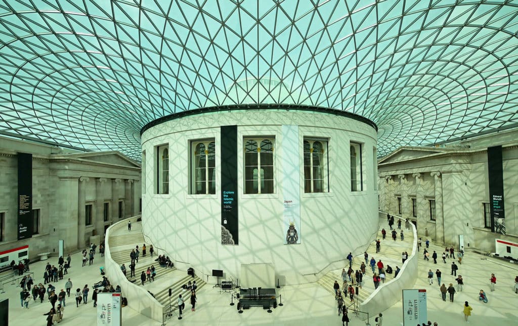 The British Museum - Inner courtyard designed by Norman Foster