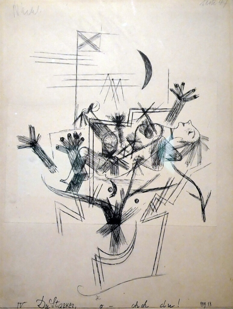 Paul Klee, IV Du Starker, O-oh oh du !, 1919