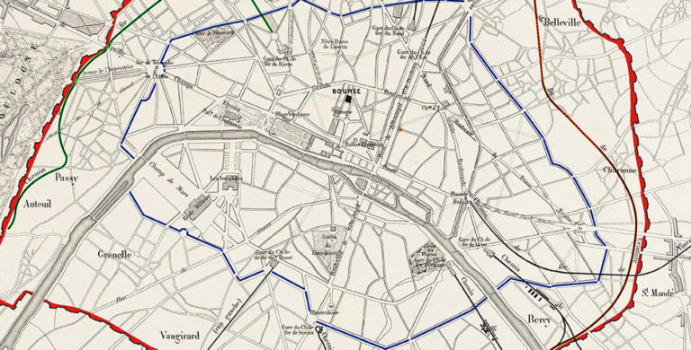 Mur des Fermiers Généraux à Paris