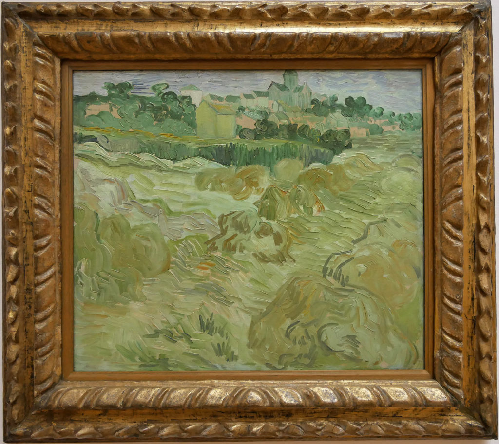 Vincent Van Gogh, Vue d'Auvers avec champ de blé