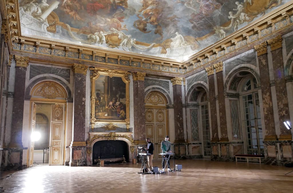 Recording of the videoclip of Jaffna at the Palace of Versailles