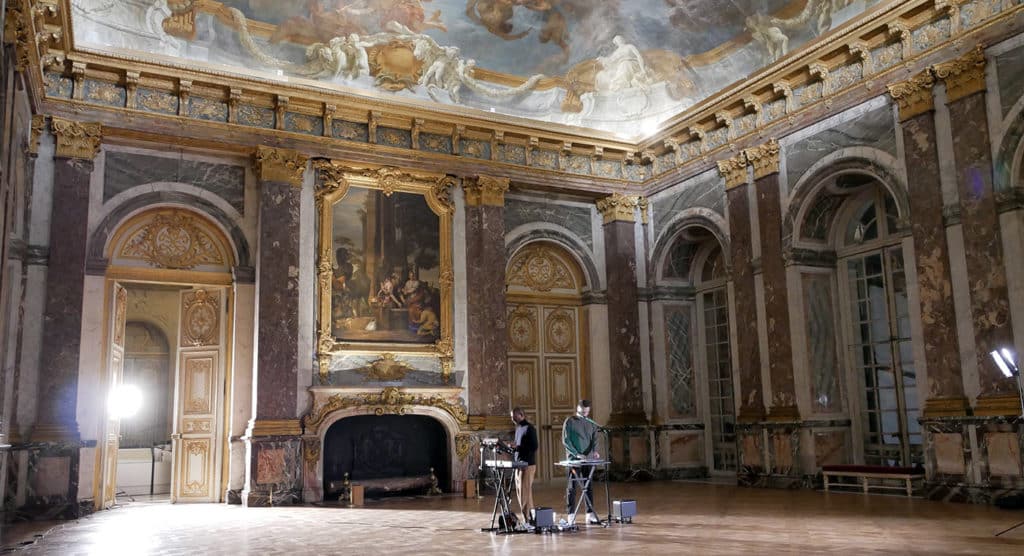 Enregistrement du clip de Jaffna au château de Versailles