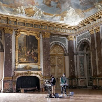 Enregistrement du clip de Jaffna au château de Versailles