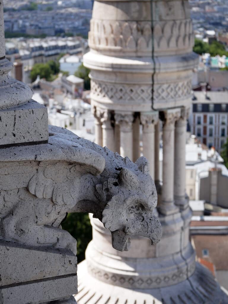 Paris view from the Sacre-Coeur basilica