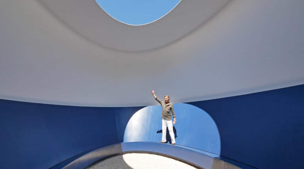 Bernar Venet at the Venet Foundation