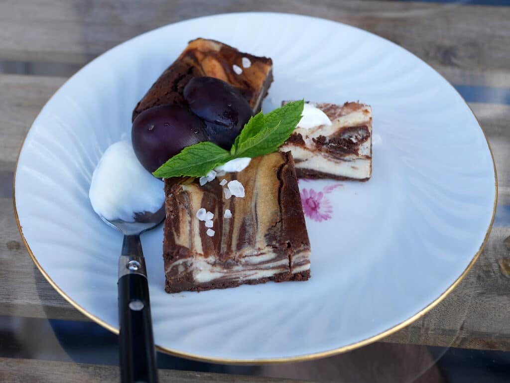 Brownie façon cheesecake à déguster à Strasbourg