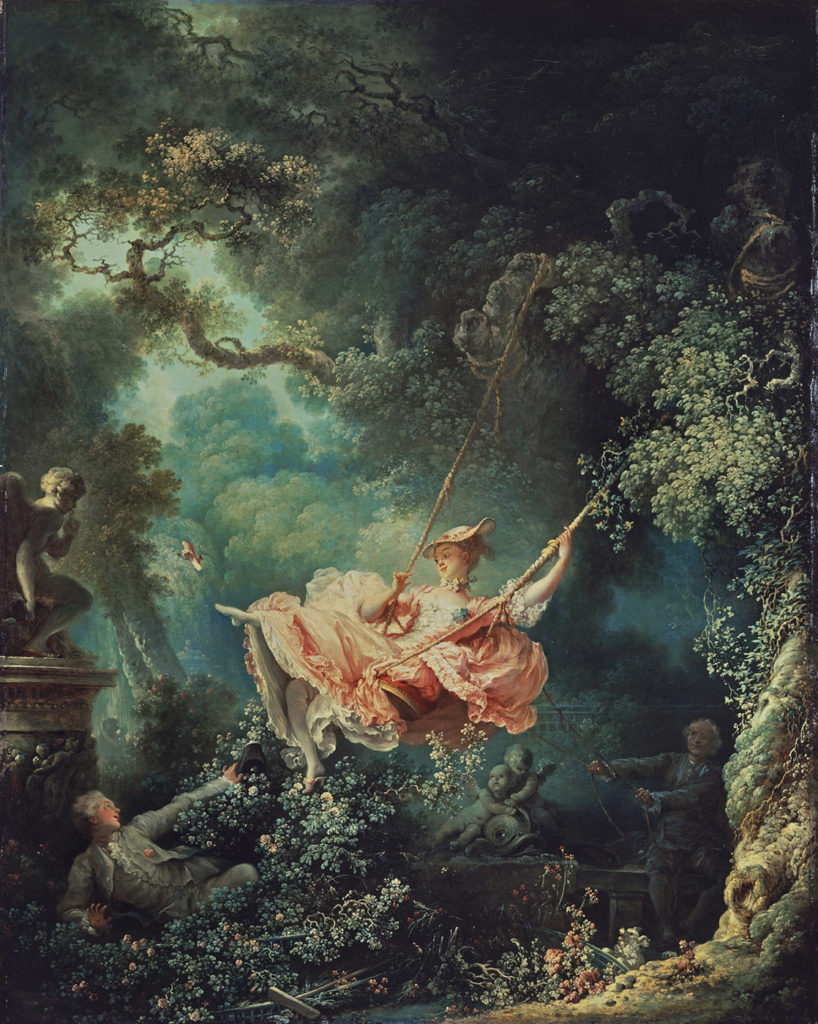 Analyse de l'oeuvre Les hasards heureux de l'Escarpolette de Jean-Honoré Fragonard