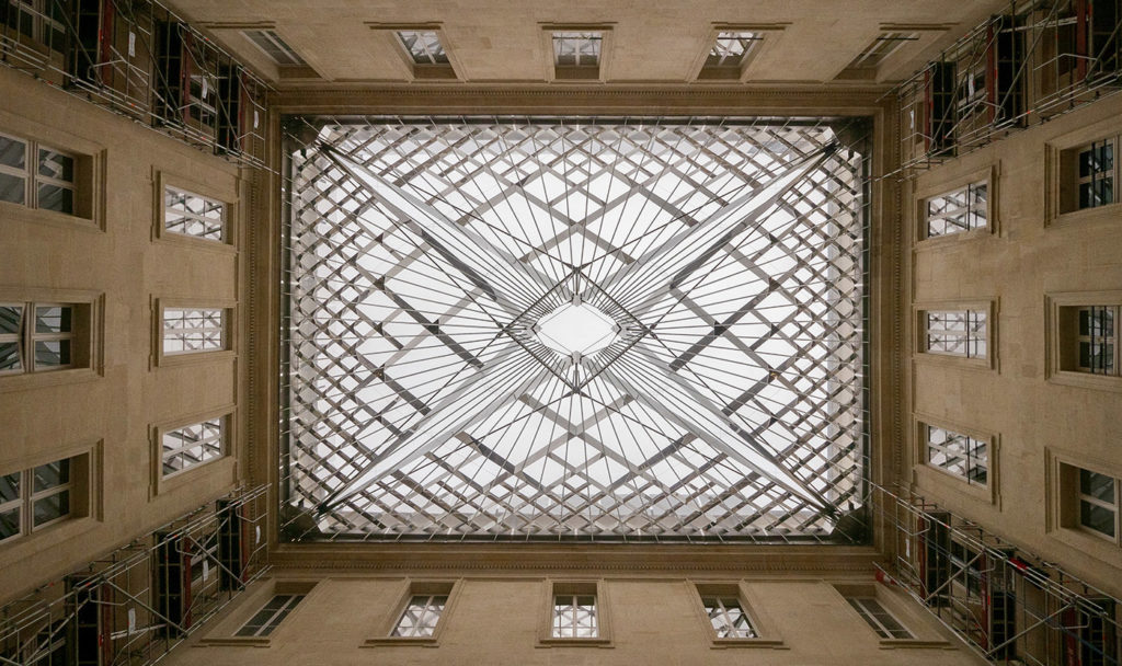 Glass roof of the Hôtel de la Marine