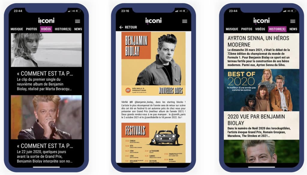 l'application iconii offre une expérience musicale améliorée