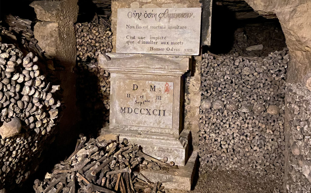 Visite des catacombes
