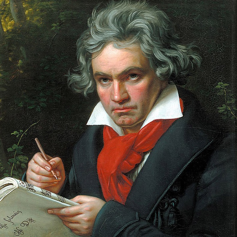 Portrait de Ludwig Van Beethoven par Joseph Karl Stieler