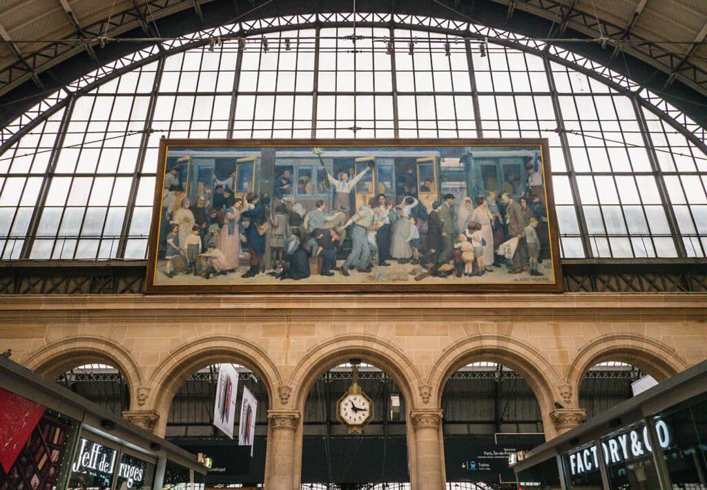 The Departure of the Infantrymen at the Paris Eastern train station: Albert Herter's tribute painting to his son 6