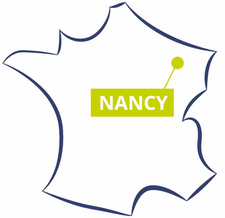 Carte de Nancy