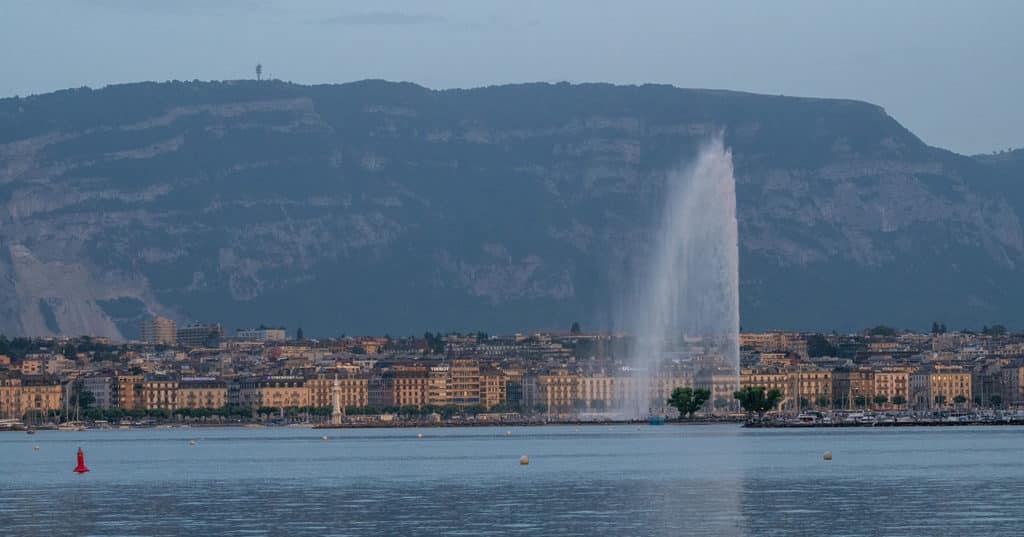 Le jet d'eau de Genève